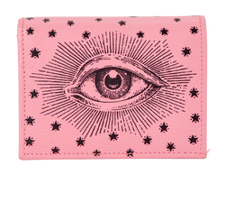 Gucci Garden Mystic Eye Small Wallet, Leather, Pink, 5169490416, B/DB, 3*